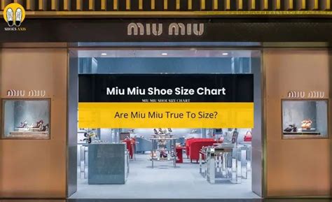 mumu shoes|miu shoe size chart.